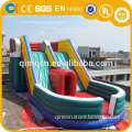 Dry Inflatable Slide, Inflatable Climbing Slide with rugby game , Inflatable Obstacle Slide for Sale